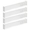 mDesign Expandable Dresser Drawer Organizer/Divider, 2.5&#x22; H
